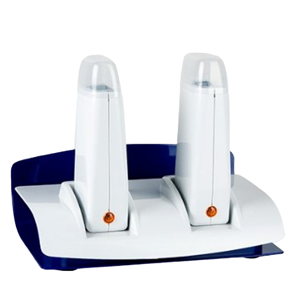 Set Profi-Basisstation + 2 Roll-On Wachserhitzer | Blau